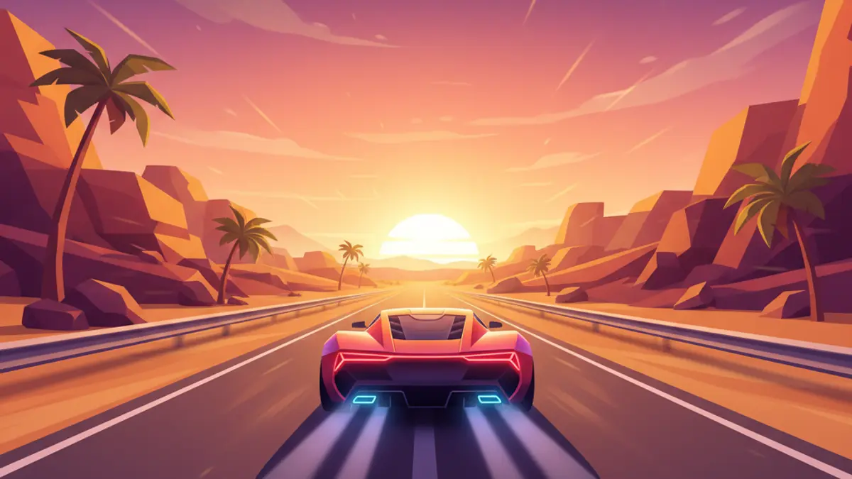 Neon Drift Circuit